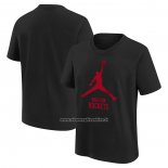 Maglia Manica Corta Houston Rockets Essential Jumpman Nero