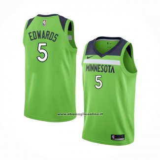 Maglia Minnesota Timberwolves Anthony Edwards #5 Statement Verde