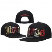 Cappellino Chicago Bulls Adjustable Mitchell & Ness Nero