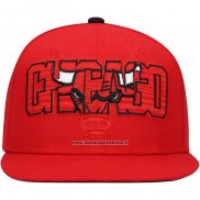 Cappellino Chicago Bulls Lifestyle Wordmark Rosso