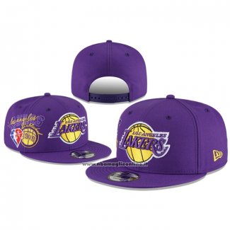 Cappellino Los Angeles Lakers New Era 9FIFTY Snapback Viola