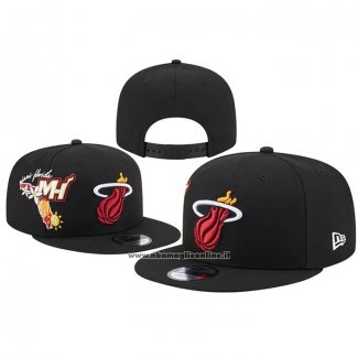 Cappellino Miami Heat Icon 9FIFTY Snapback Nero