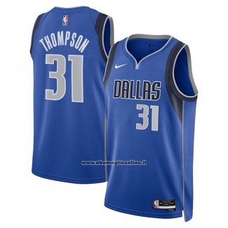 Maglia Dallas Mavericks David Thompson # 31 Icon 2023-24 Blu