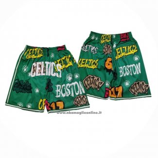 Pantaloncini Boston Celtics Just Don 2024 Verde