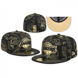 Cappellino Los Angeles Lakers Unadjustable New Era 59FIFTY Camuffamento Verde