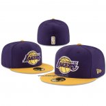 Cappellino Los Angeles Lakers Unadjustable New Era 59FIFTY Viola