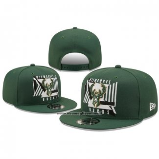 Cappellino Milwaukee Bucks Shapes 9FIFTY Snapback Verde