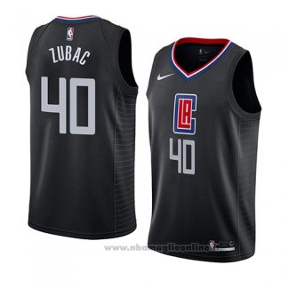 Maglia Los Angeles Clippers Ivica Zubac NO 40 Statement 2019 Nero