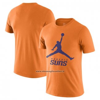 Maglia Manica Corta Phoenix Suns Essential Jumpman Arancione