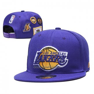 Cappellino Los Angeles Lakers 2018 Draft Snapback Viola