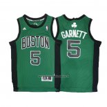 Maglia Boston Celtics Kevin Garnett # 5 2010-13 Verde