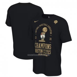 Maglia Manica Corta Boston Celtics 18-time NBA Finals Champions Locker Room Nero