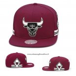 Cappellino Chicago Bulls Mitchell & Ness Fucsia