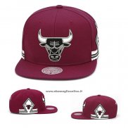 Cappellino Chicago Bulls Mitchell & Ness Fucsia