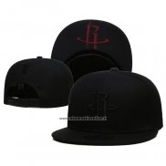 Cappellino Houston Rockets Black On Black 9FIFTY Snapback Nero