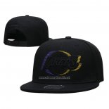 Cappellino Los Angeles Lakers Blackout Triple Slice Nero