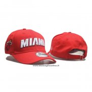 Cappellino Miami Heat Adjustable Statement 9TWENTY Rosso