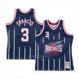 Maglia Houston Rockets Steve Francis #3 Mitchell & Ness 1999-00 Blu