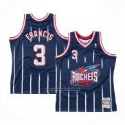 Maglia Houston Rockets Steve Francis #3 Mitchell & Ness 1999-00 Blu