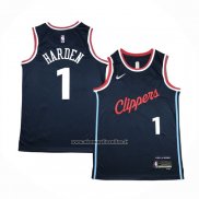 Maglia Los Angeles Clippers James Harden #1 Icon 2024-25 Blu