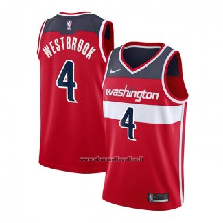 Maglia Washington Wizards Russell Westbrook #4 Icon 2020-21 Rosso