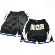 Pantaloncini Milwaukee Bucks Statement Just Don Nero